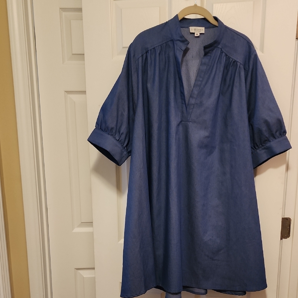 J. Brooks Boutique Womens Lighweight Denium Tunic